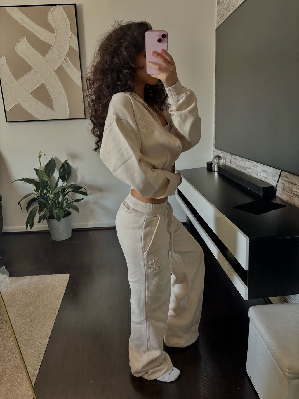 Cream Dream two piece set