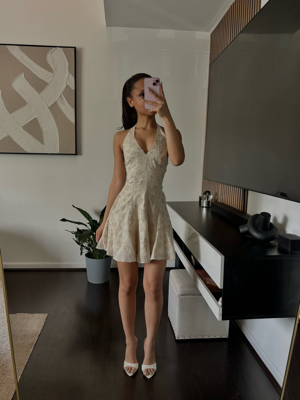 Beige Beauty Dress