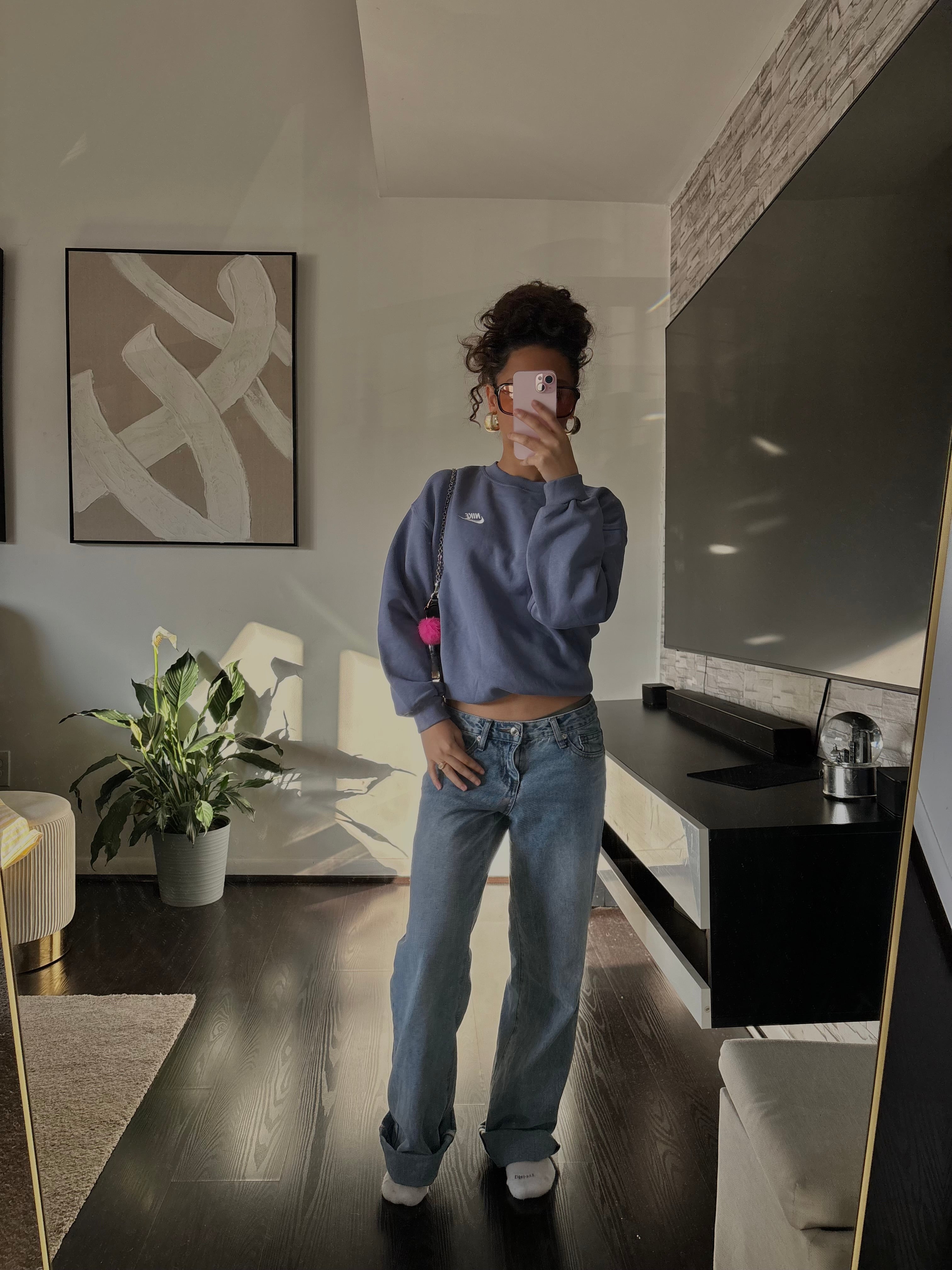 purple nike sweaters