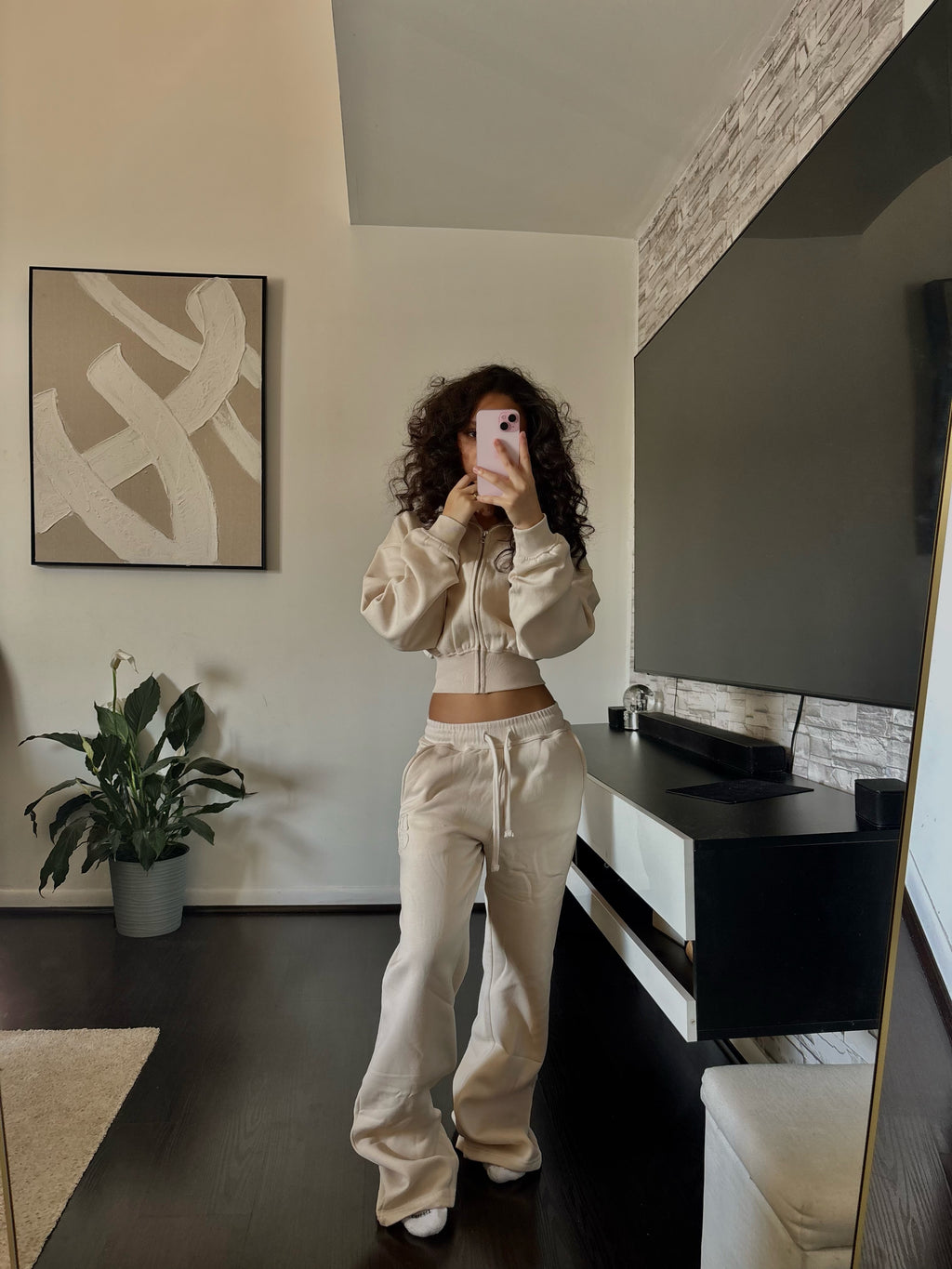 Cream Dream two piece set