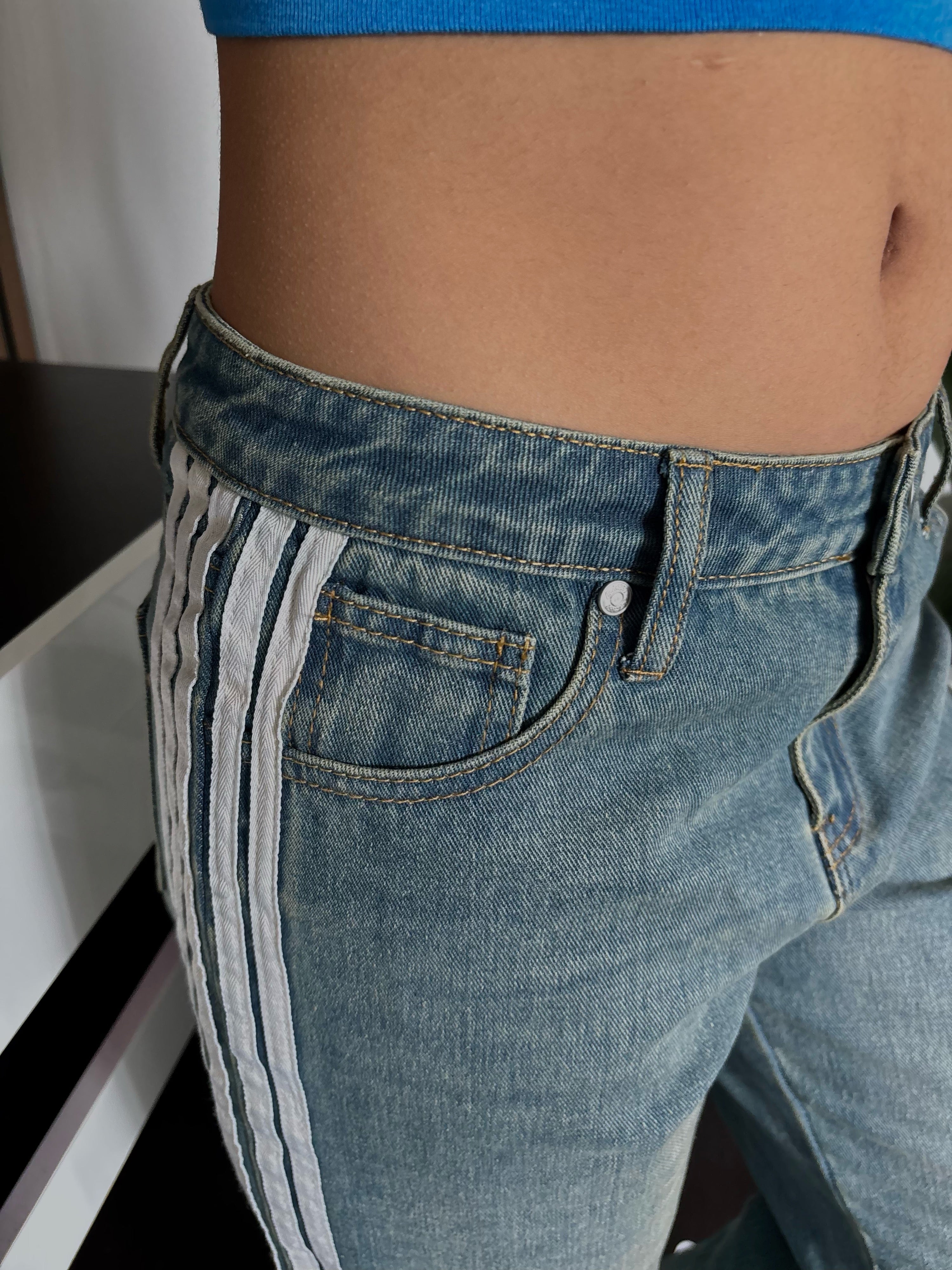 washed jeans