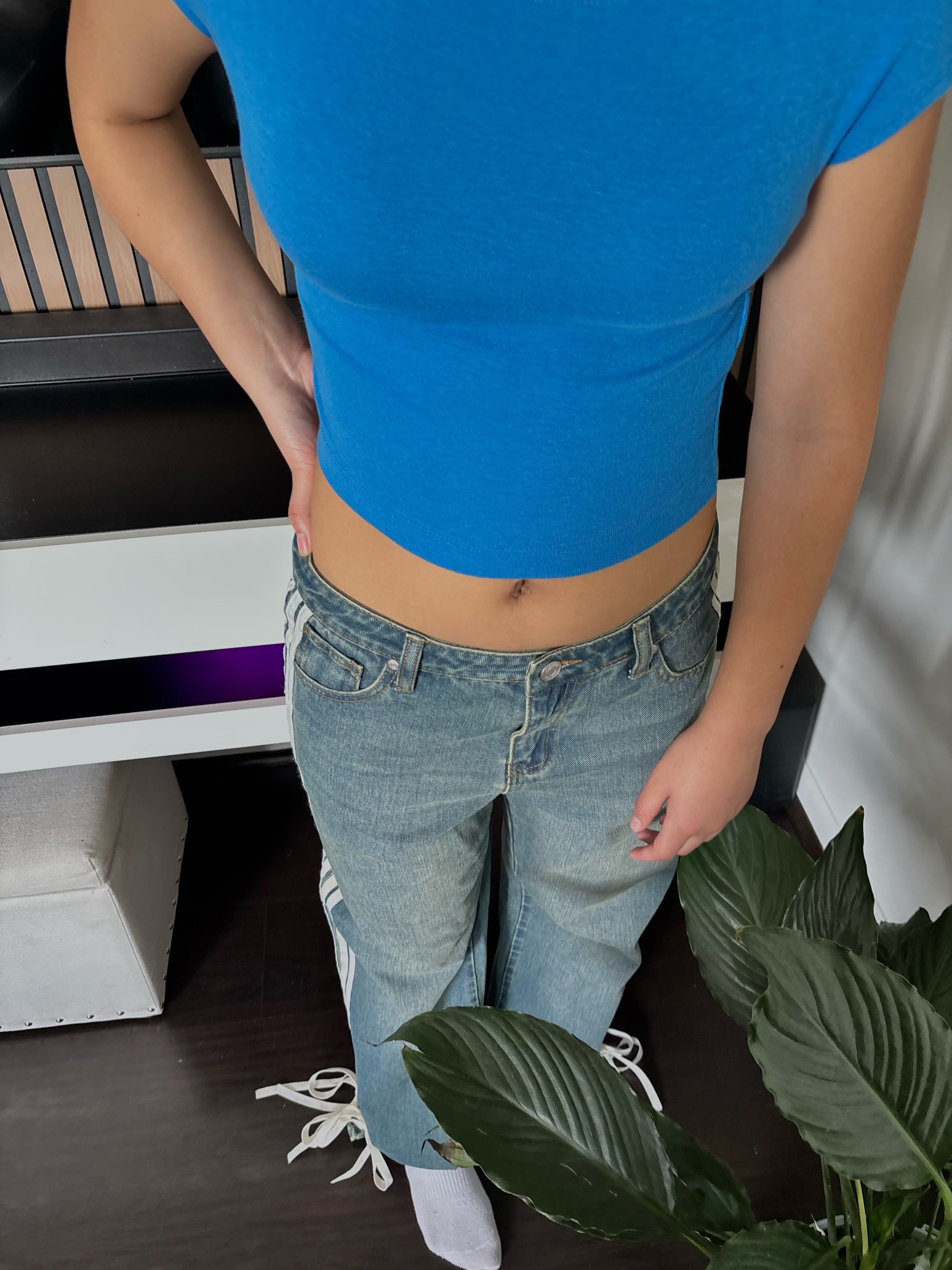 washed jeans