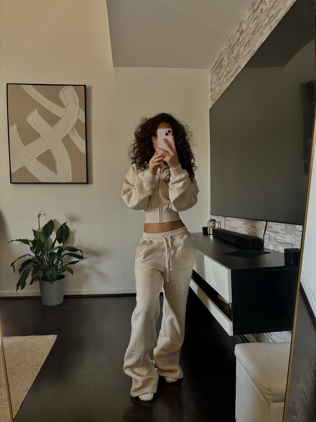 Cream Dream two piece set