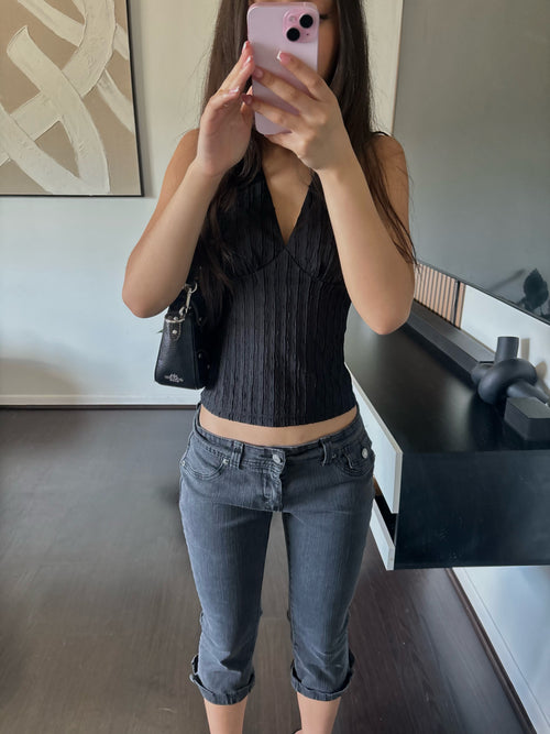 black summer top