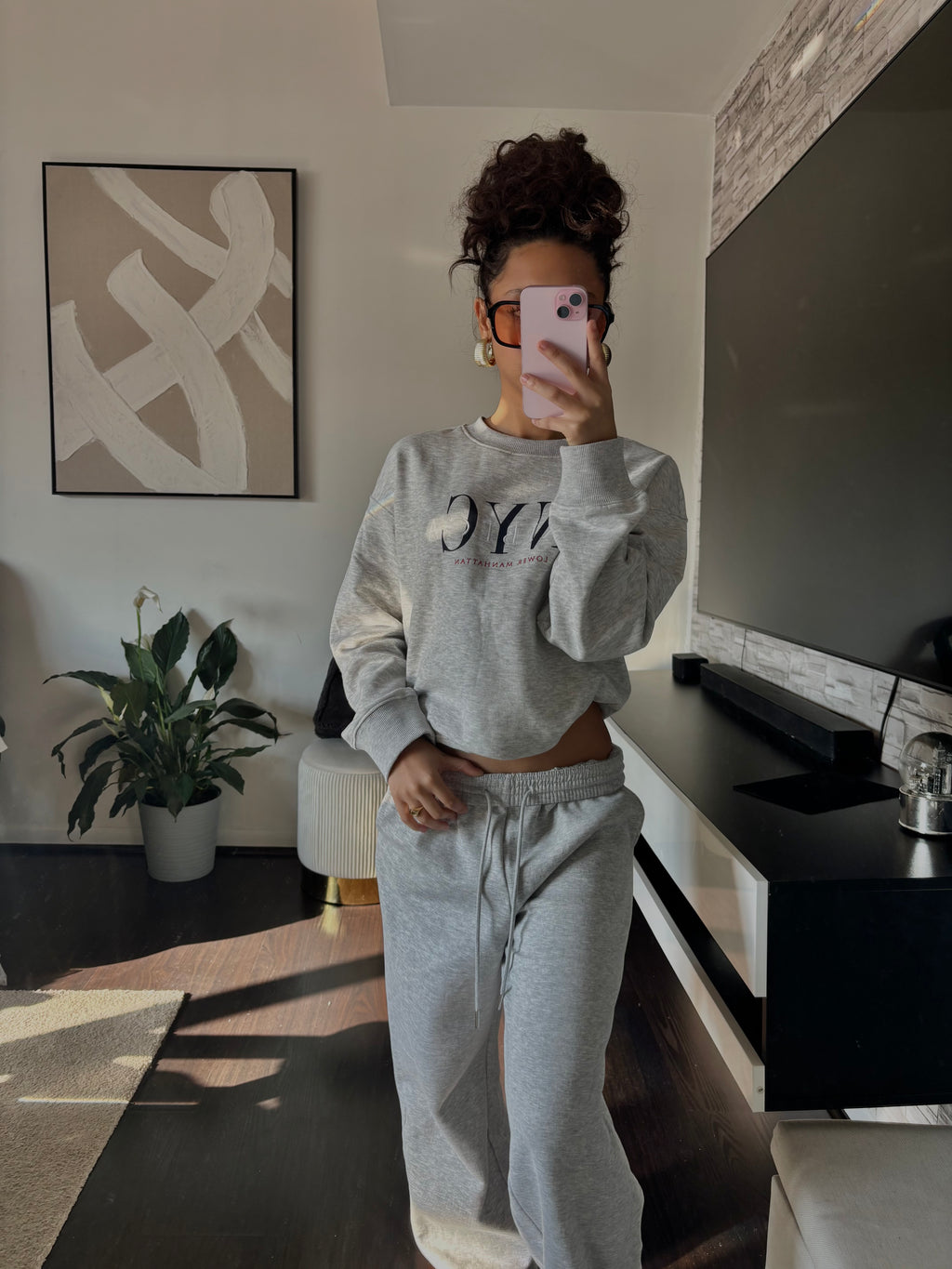 SoHo Sundays two piece grey set