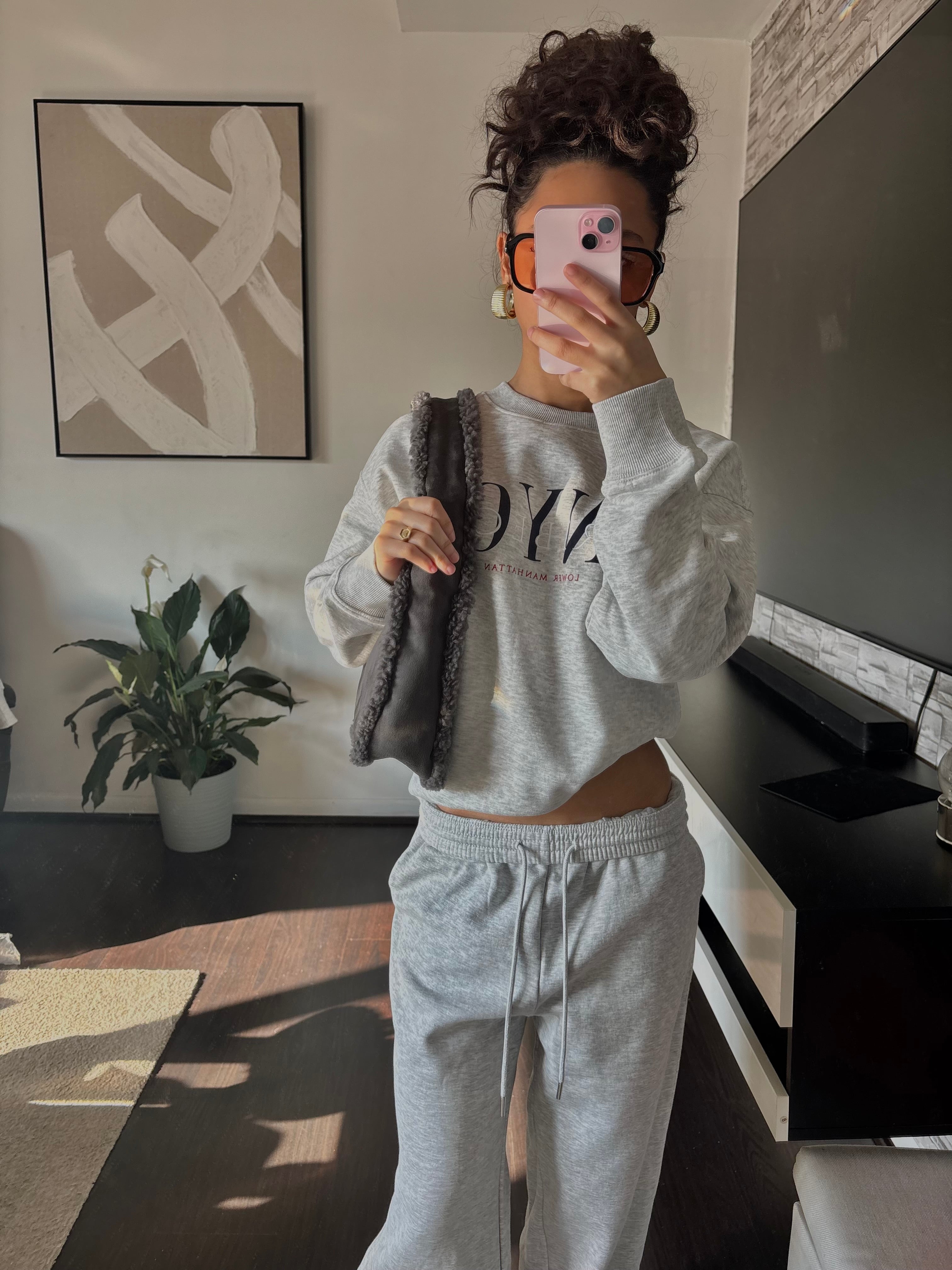 SoHo Sundays two piece grey set