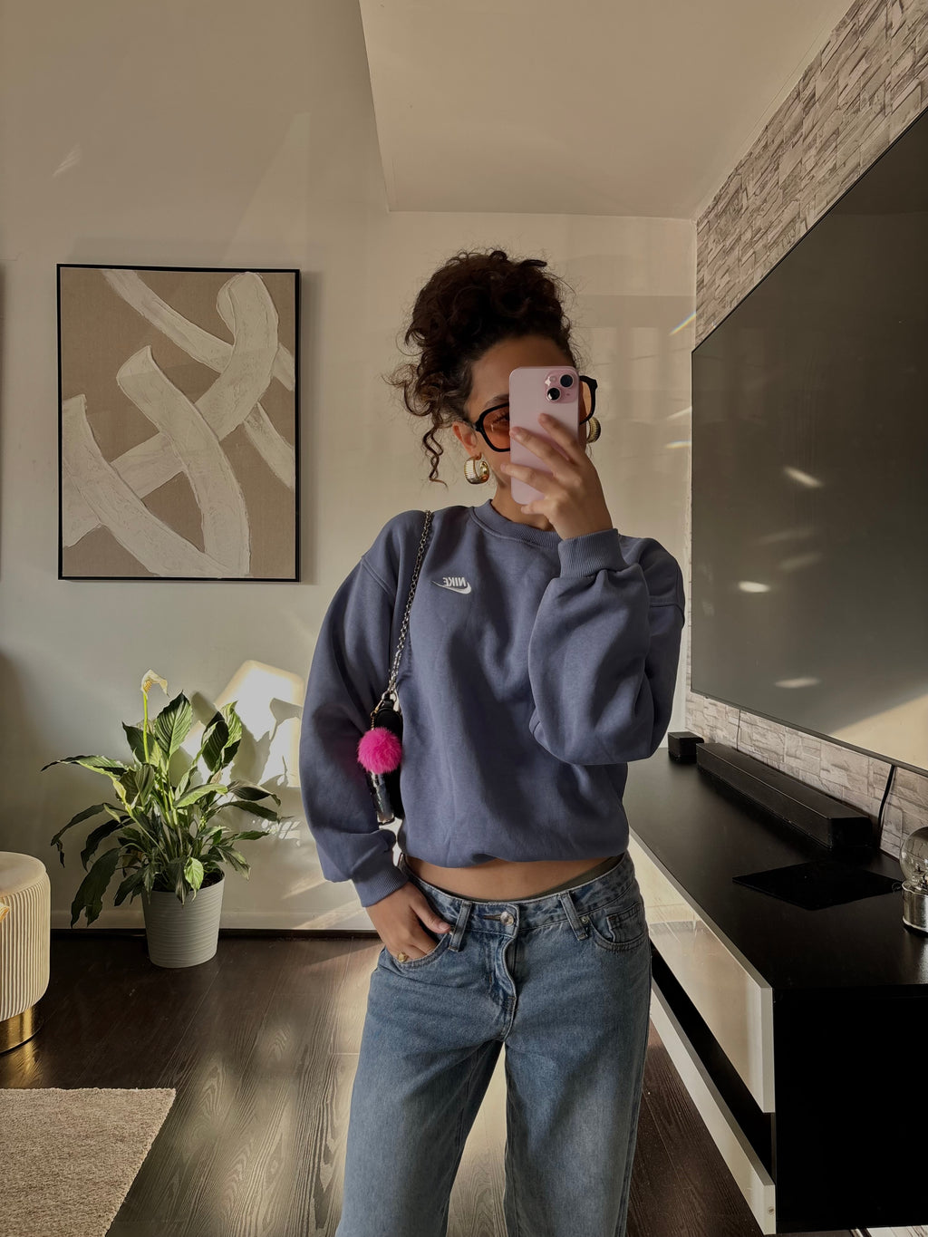 purple nike sweaters