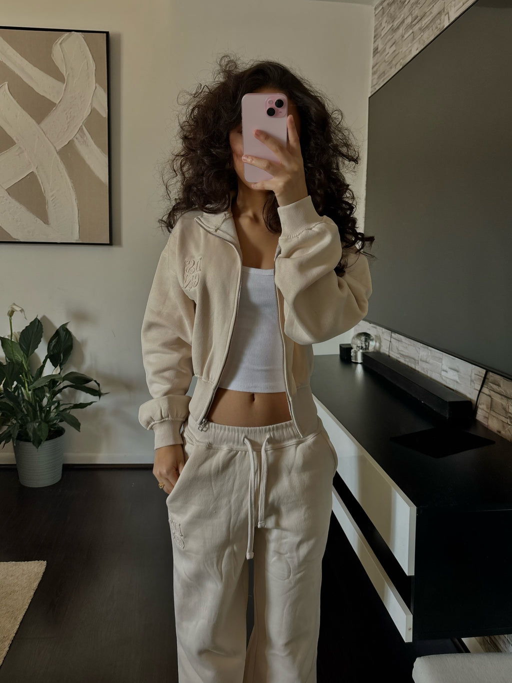 Cream Dream two piece set