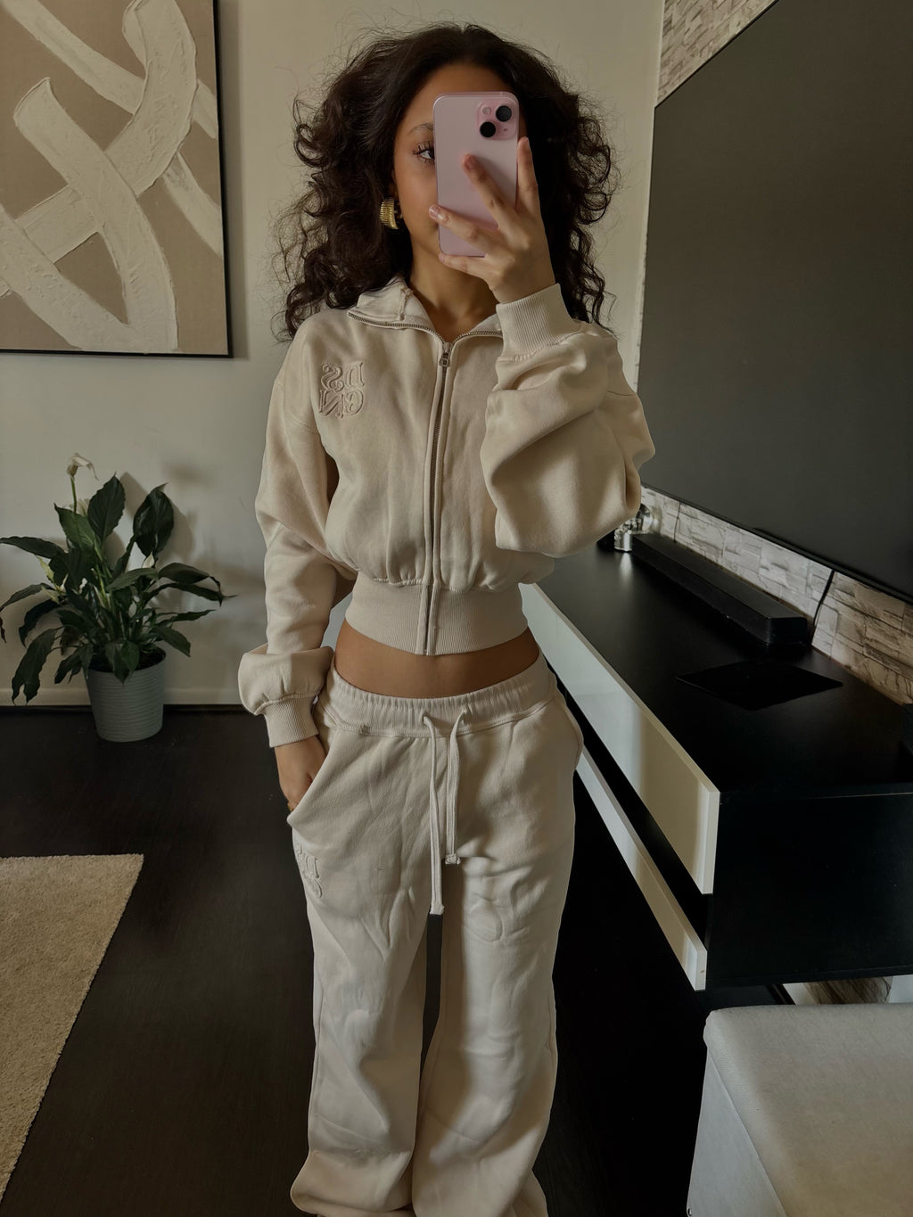 Cream Dream two piece set