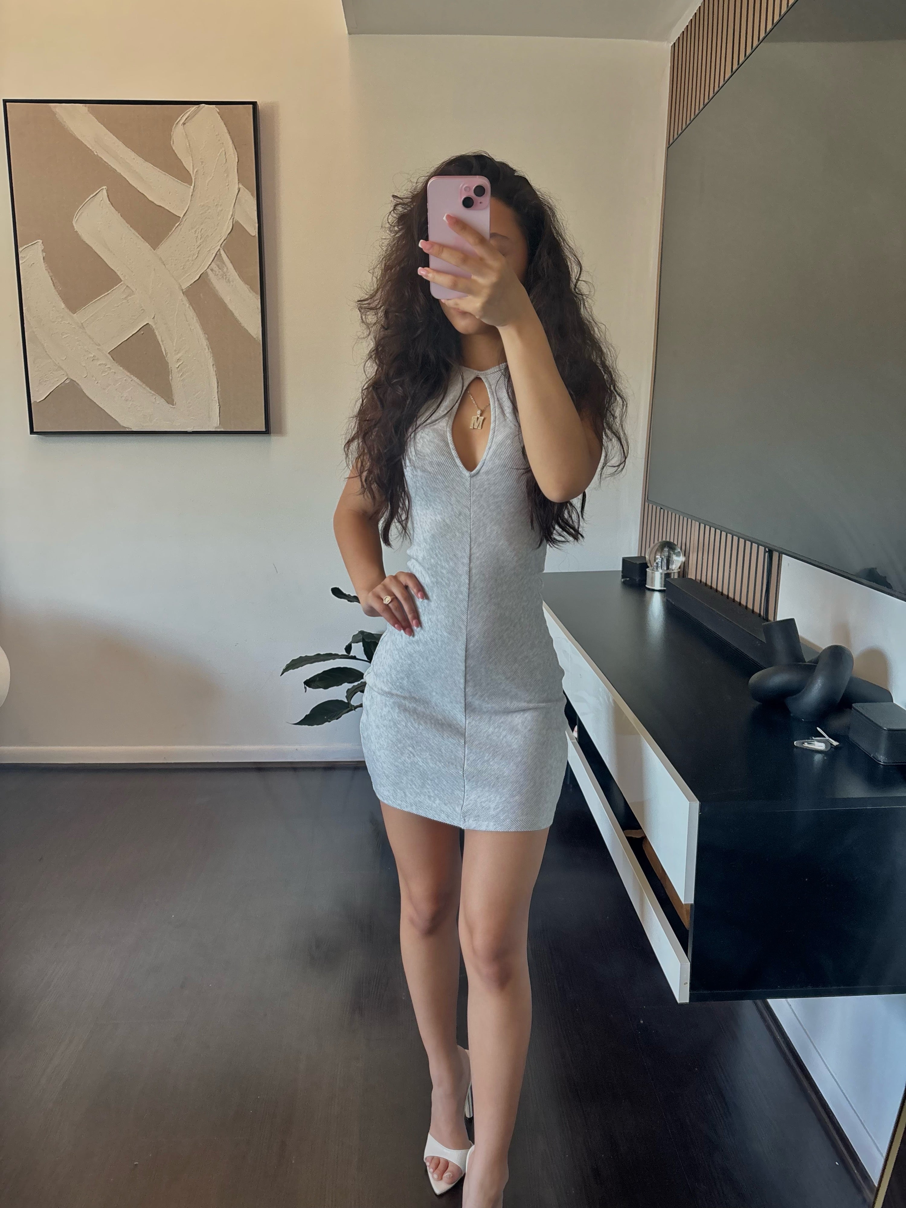 Hourglass grey Dream Dress