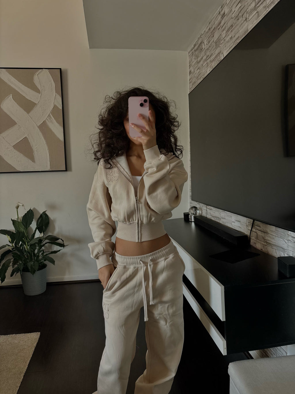 Cream Dream two piece set