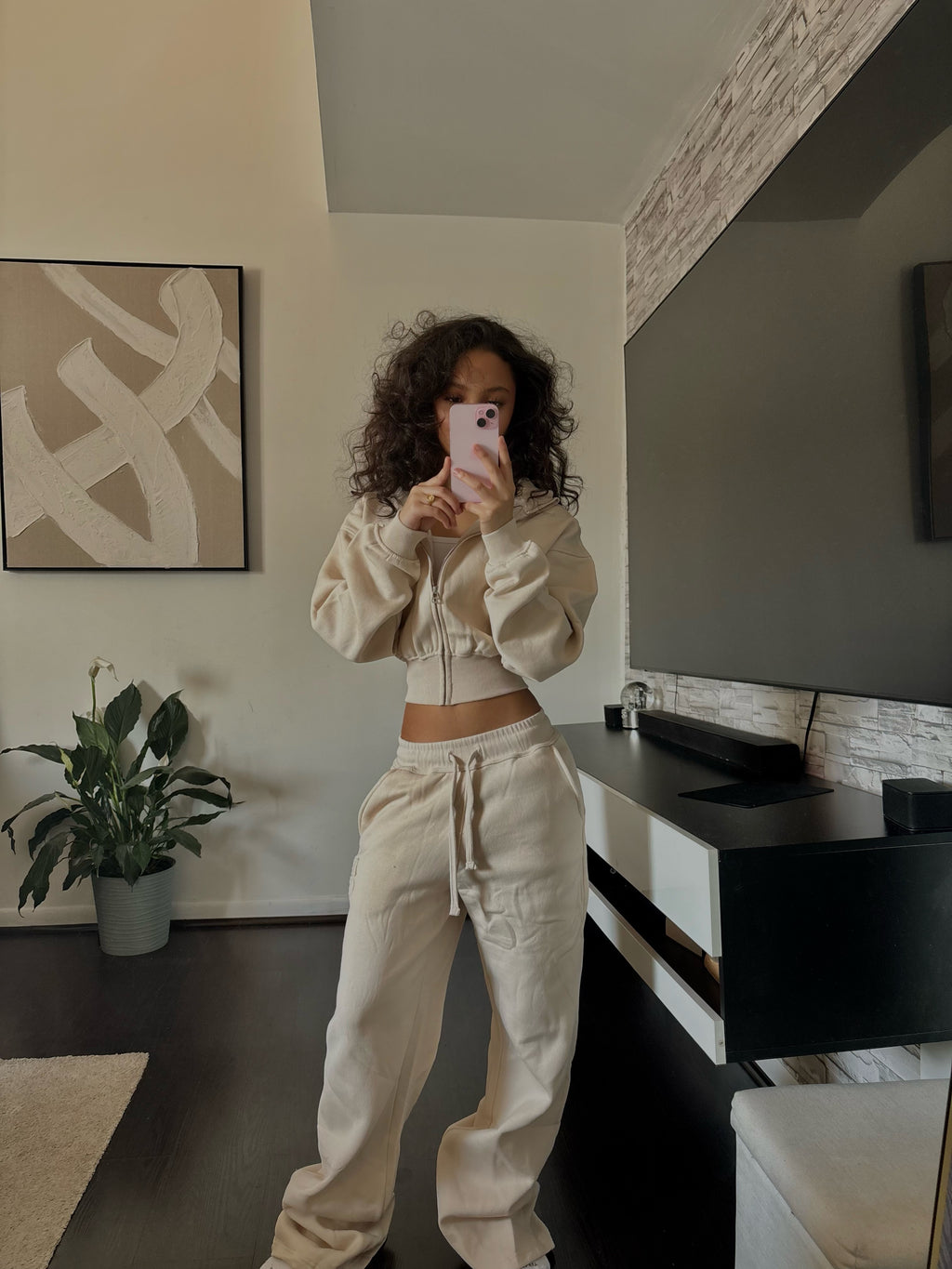 Cream Dream two piece set