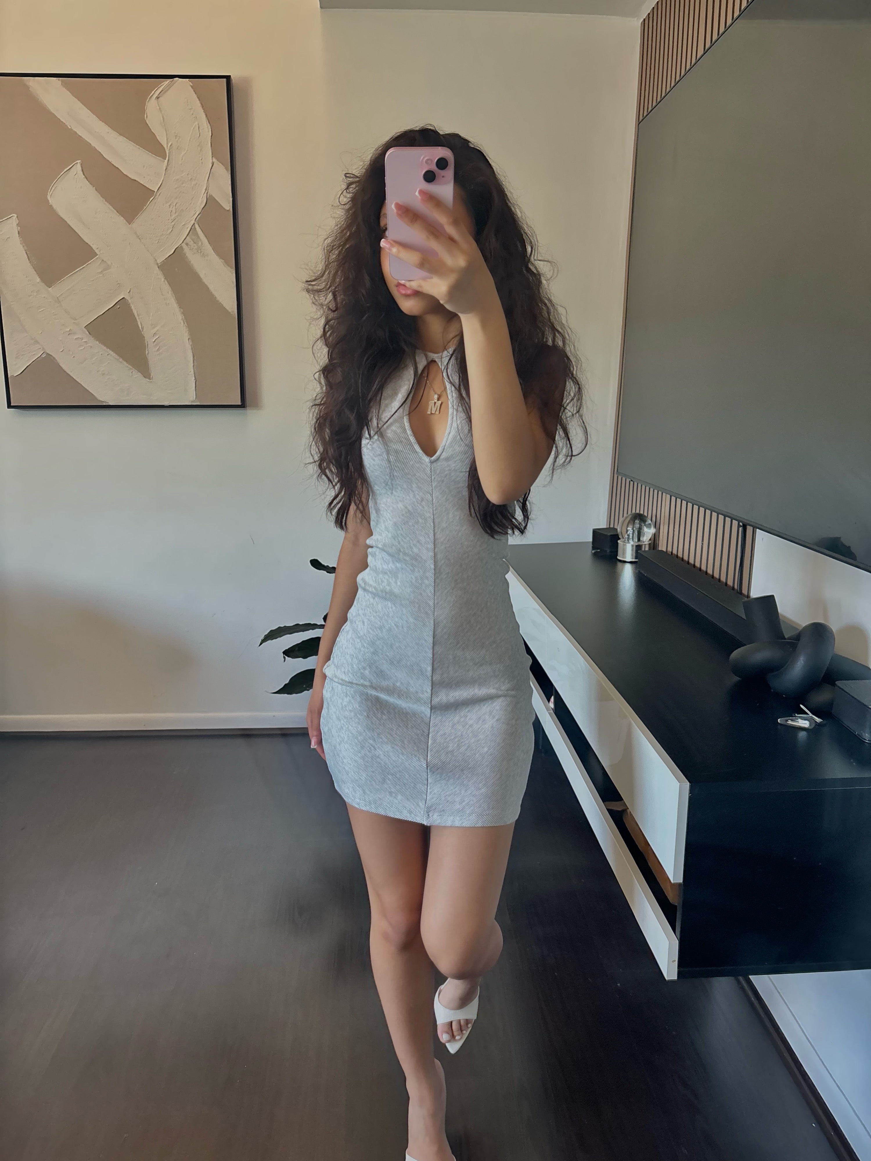 Hourglass grey Dream Dress