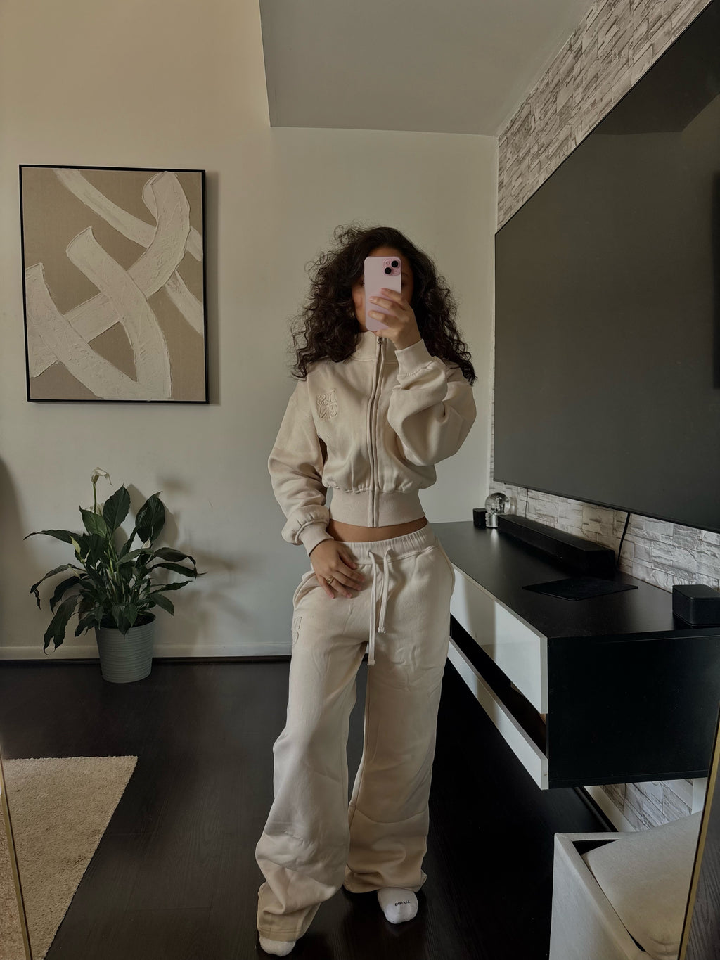 Cream Dream two piece set