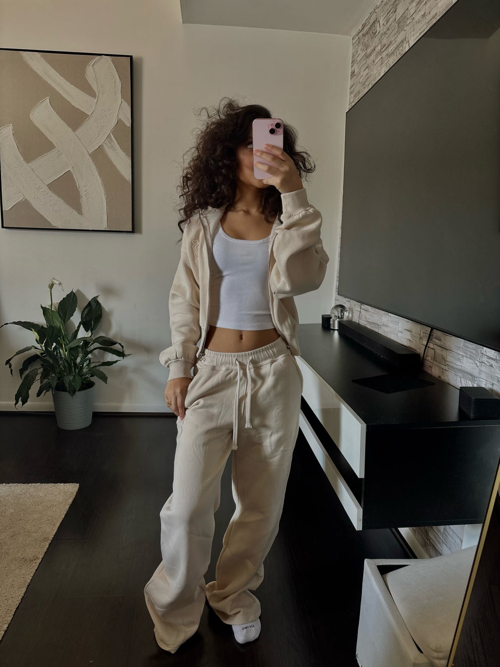 Cream Dream two piece set