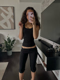 black tank top
