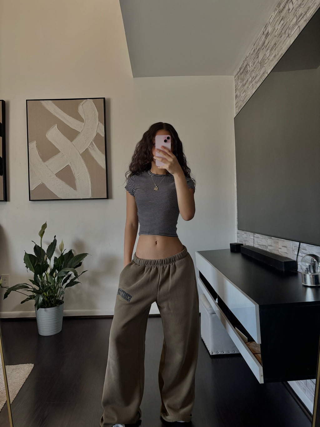 black and white Crop Top