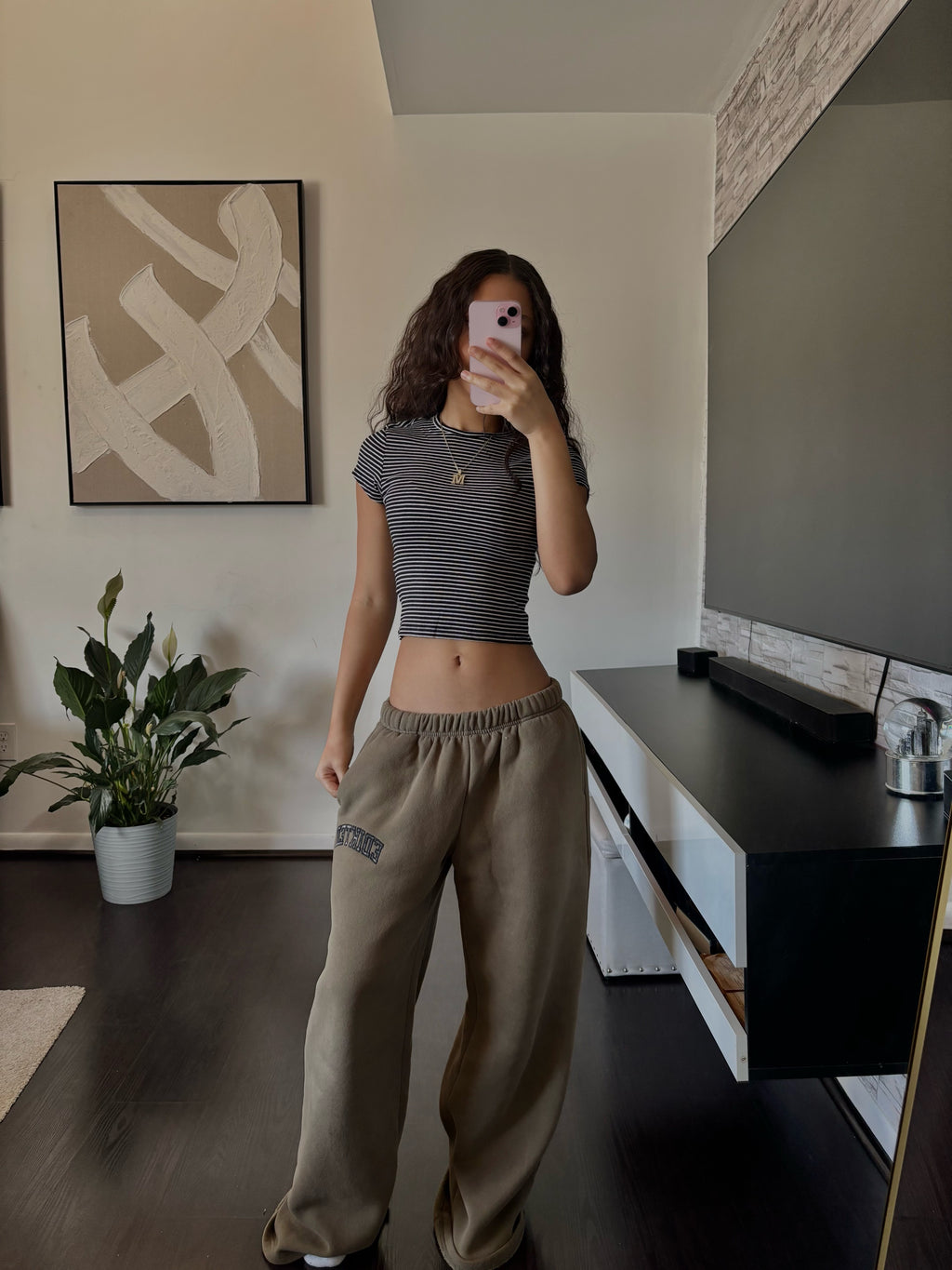 black and white Crop Top