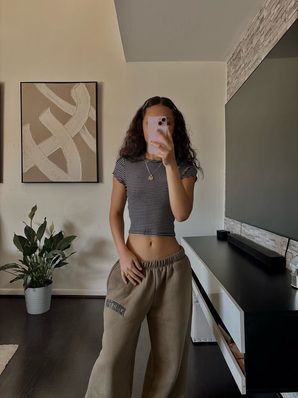 black and white Crop Top