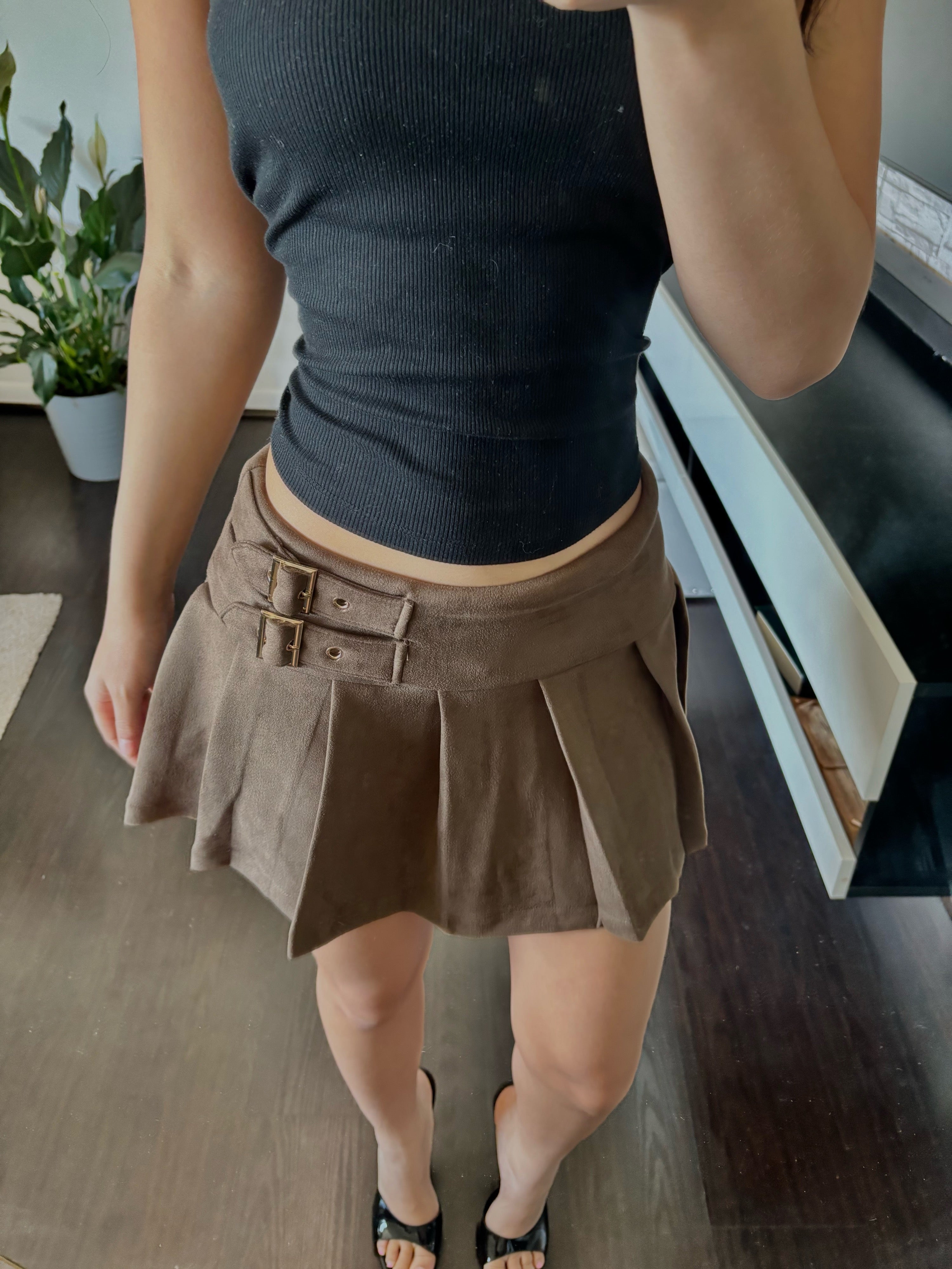 y2k mini skirt