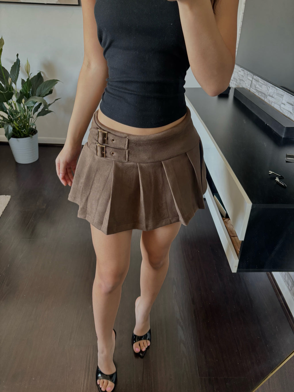y2k mini skirt