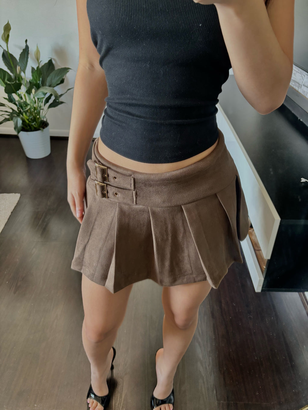 y2k mini skirt