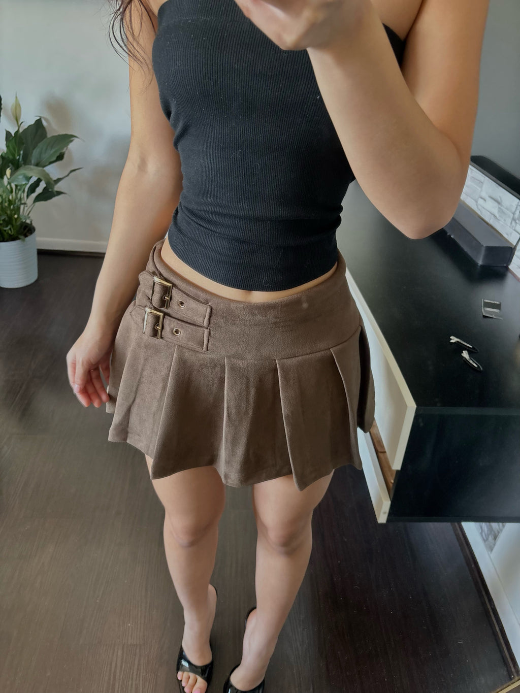 y2k mini skirt
