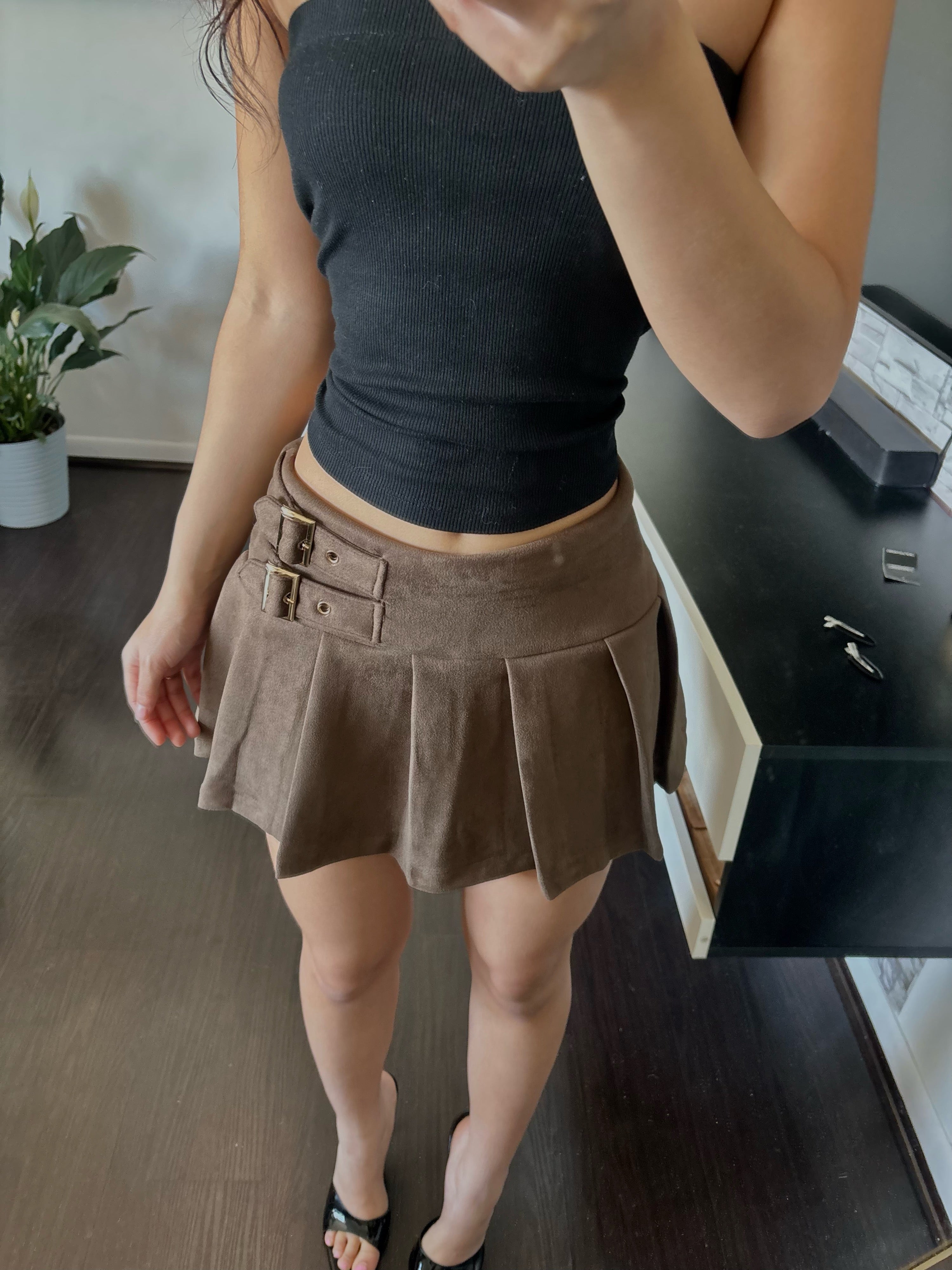 y2k mini skirt
