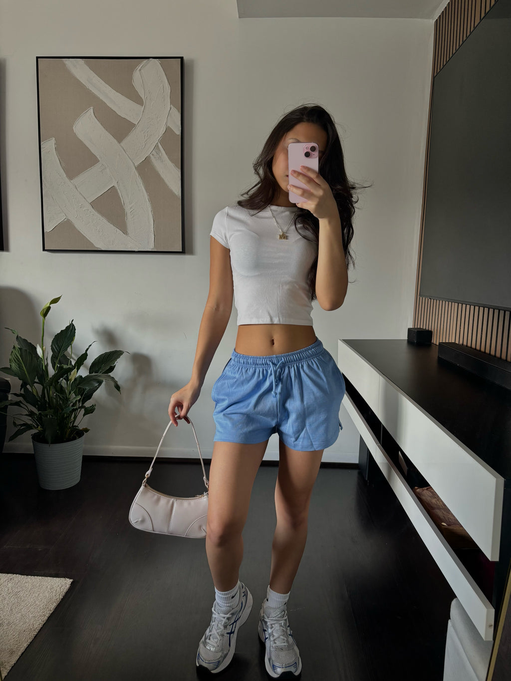 y2k light pink bag