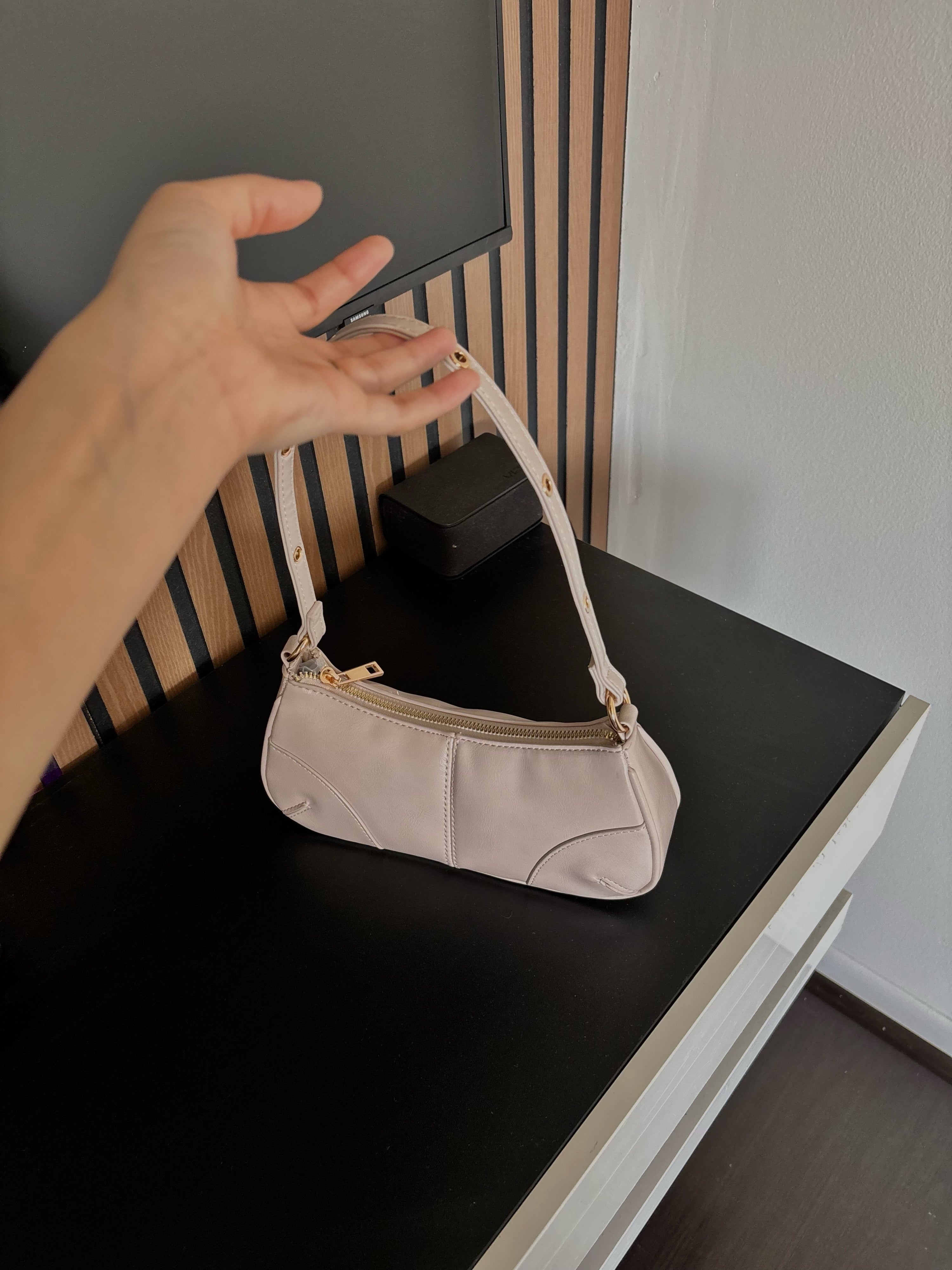 y2k light pink bag