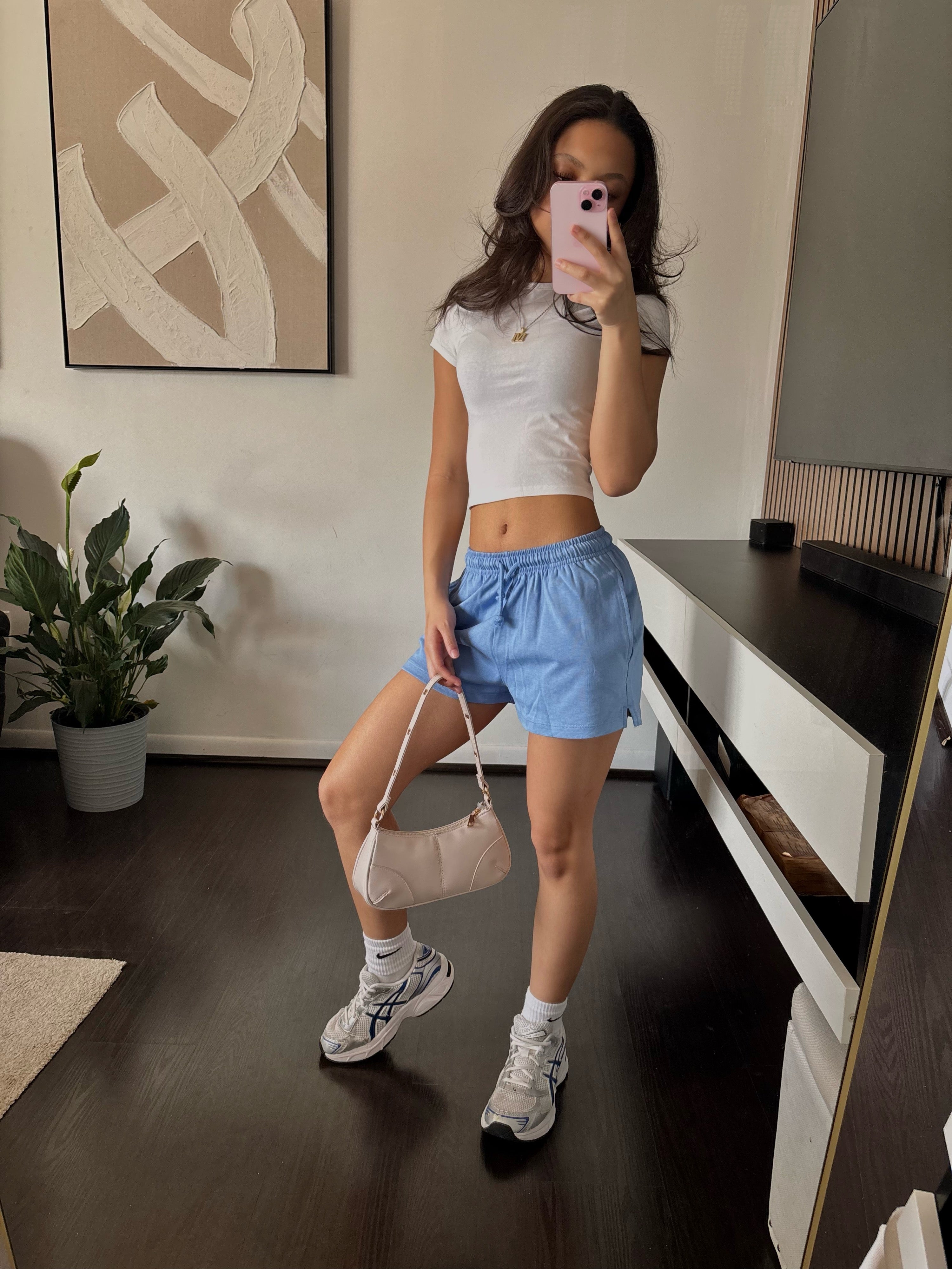 y2k light pink bag